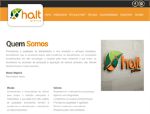 Tablet Screenshot of halt.com.br