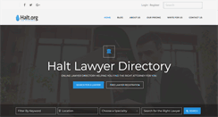 Desktop Screenshot of halt.org