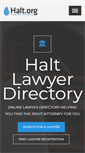 Mobile Screenshot of halt.org